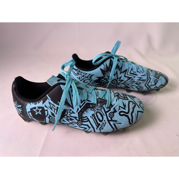 Puma Tacto II CP FG AG Soccer Cleats Blue Black Christian Pulisic Kids Size 3 - Picture 15 of 16